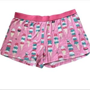 Munki Nite Nite Ice Cream Cone Pajama Shorts